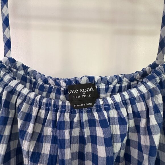 KATE SPADE - Wave Gingham Jumpsuit - Picture 3 of 3